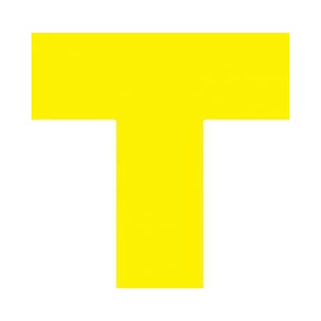 Accuform DURABLE MARKING SHAPES TCORNER ROUNDED PTE230YL PTE230YL